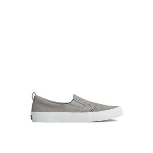 Crest Twin Gore Perforated Slip On Sneaker