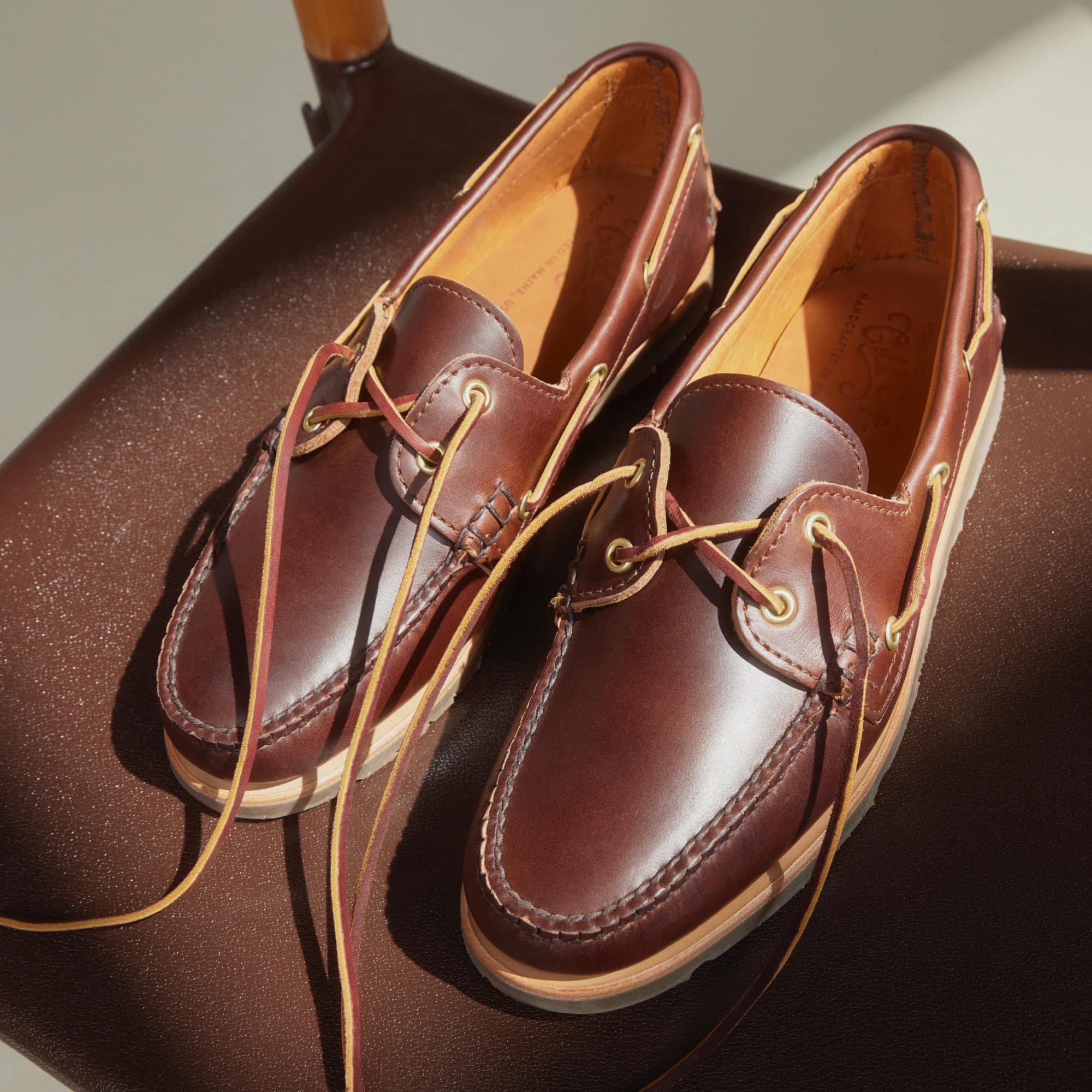 Authentic Original? Made in Maine 2 Eye Boat Shoe - Image 9